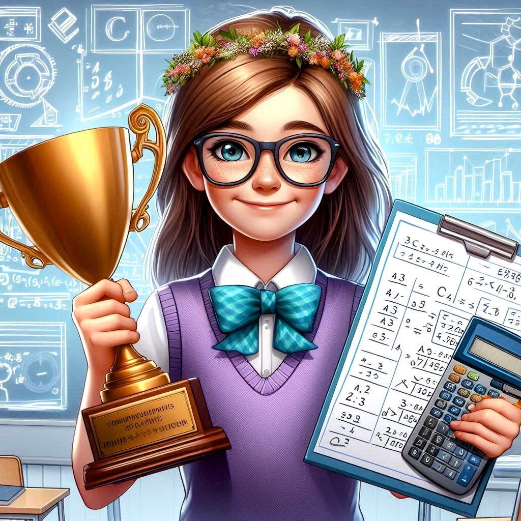 Young%20girl%20as%20math%20champion%20-%20Designer Young%20girl%20as%20math%20champion%20-%20Designer