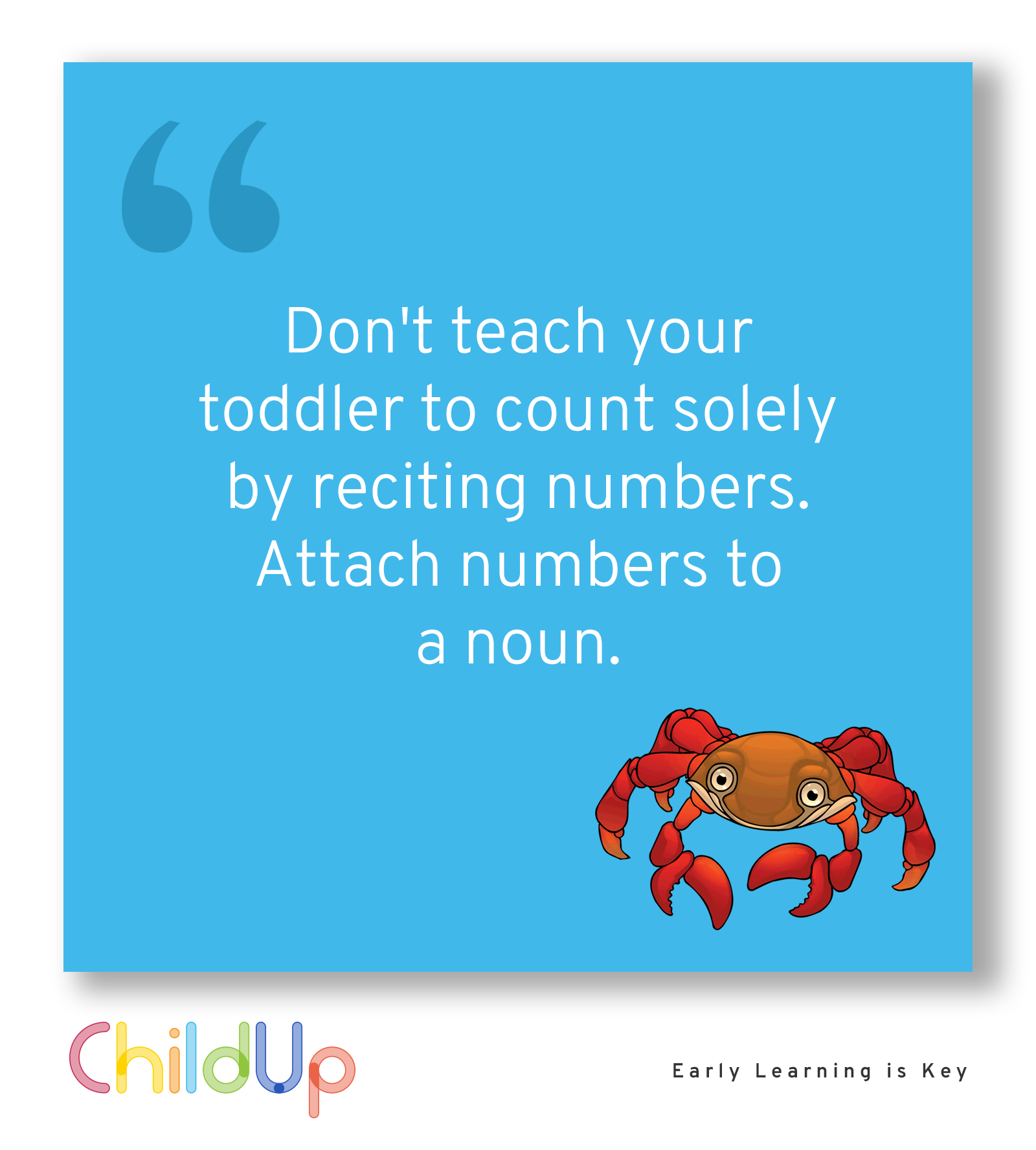 Don T Teach Your Toddler To Count Solely By Reciting Numbers